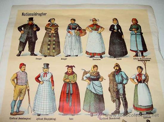 Trajes típicos del mundo, Dinamarca