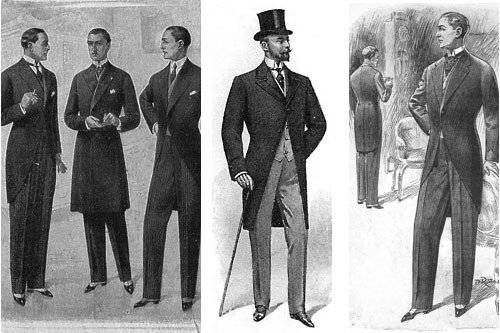 LA INDUMENTARIA SEGÚN MODA Y VANIDAD SIGLO XX (8ª. de 9 partes) MODA MASCULINA