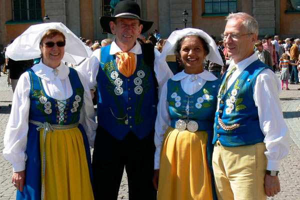 Trajes típicos del mundo, Suecia