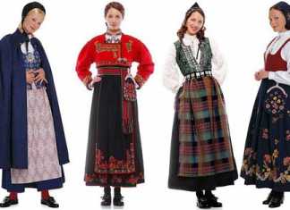 Trajes típicos de Noruega