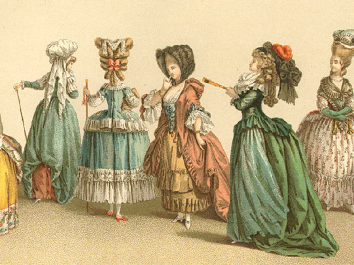 This is how society ladies looked in the 18th century
