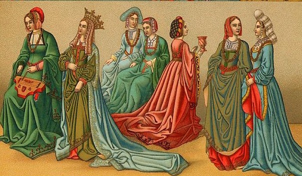 La indumentaria según moda y vanidad. Edad Media, 1ra. de 5 partes