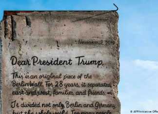 Envían un trozo del Muro de Berlín a la frontera Tijuana – San Diego